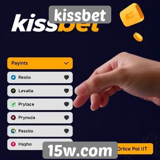 Métodos de pagamento aceitos pelo kissbet